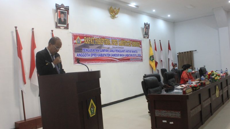Wakil Bupati : Mari Bekerja Sama Proaktif Menggerakkan Masyarakat dalam Membangun Samosir dengan Segala Potensi