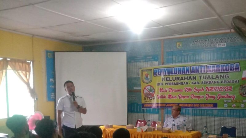 Polsek Perbaungan Gelar Penyuluhan Anti Narkoba