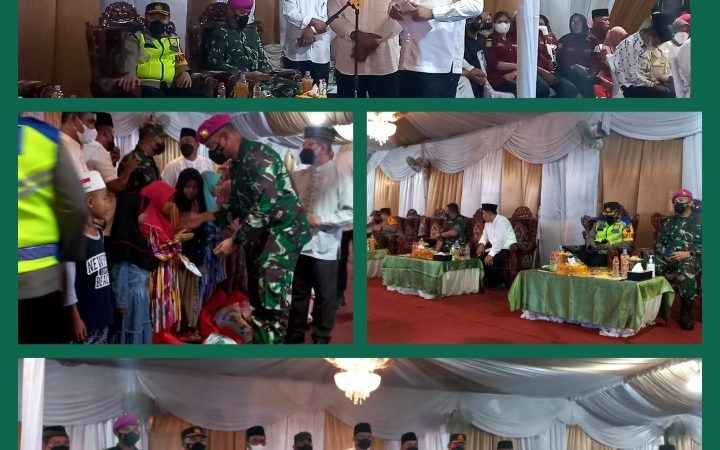 Danyonmarhanlan I Bersama FKPD Membuka Pawai Takbiran di Belawan
