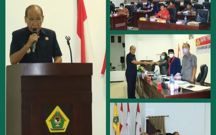 Wakil Bupati Samosir Sampaikan Nota Penghantar LKPJ