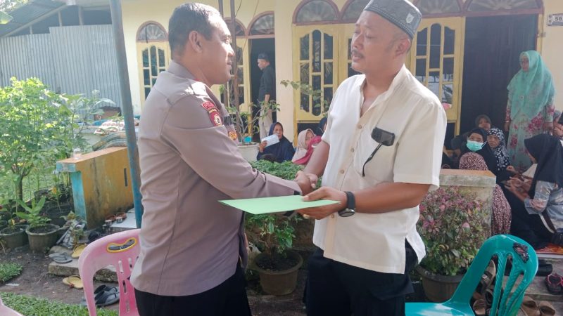 Kasat Samapta Polrestabes Medan Melayat Alm.H.Suyatno KS Mertua Dari Iptu Tri Handoko