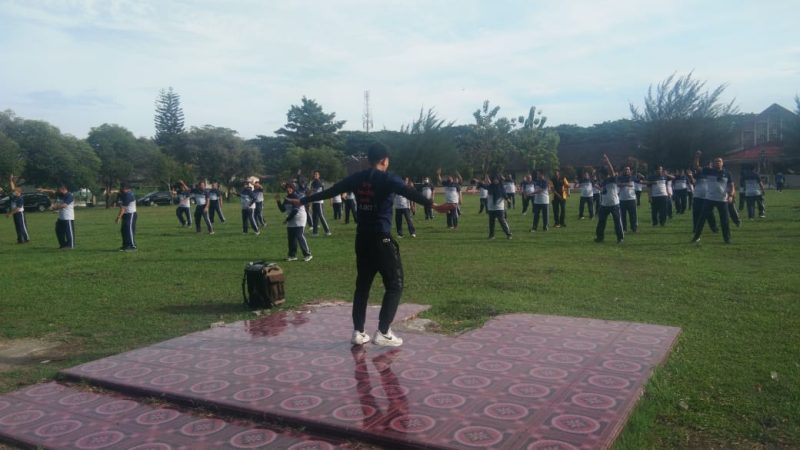 Polrestabes Medan Olah Raga Bersama
