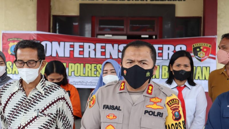 Viral Aniaya Anak Kandung,Sang Ibu Ratu Tega ini Diringkus Satreskrim Polres Pelabuhan Belawan