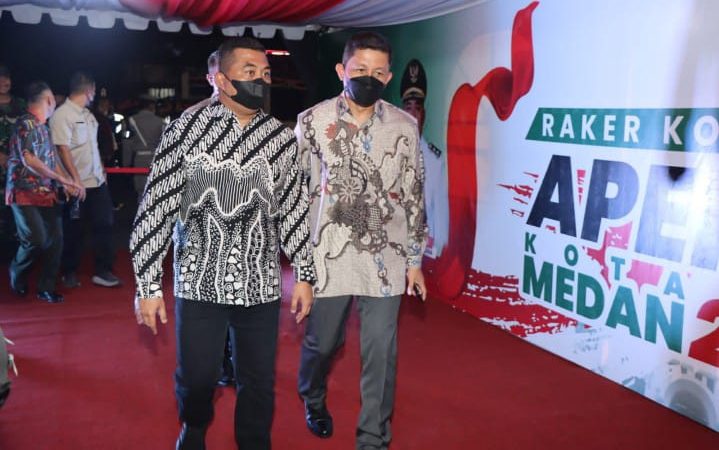 Kapolrestabes Medan Hadiri Malam Ramah Tamah Raker Komwil I Apeksi