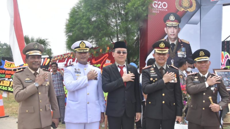 Danyonmarhanlan I Hadiri HUT Bhayangkara di Mapolda Sumut