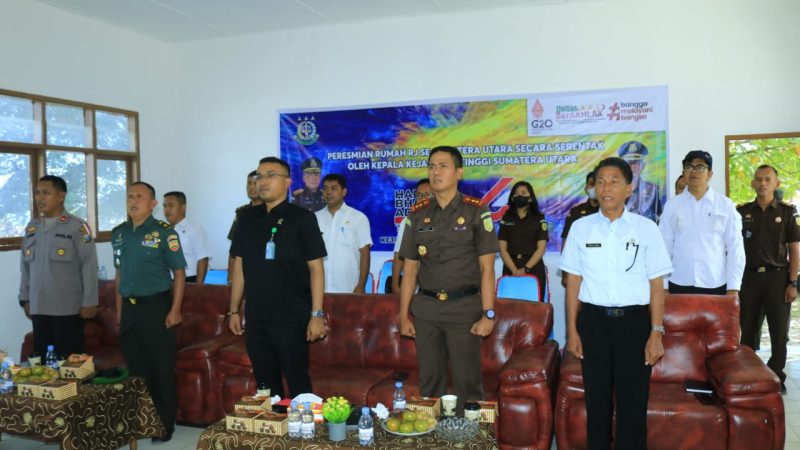 Pemkab Samosir Dukung Launching Rumah Restorative Justice Kejaksaan.