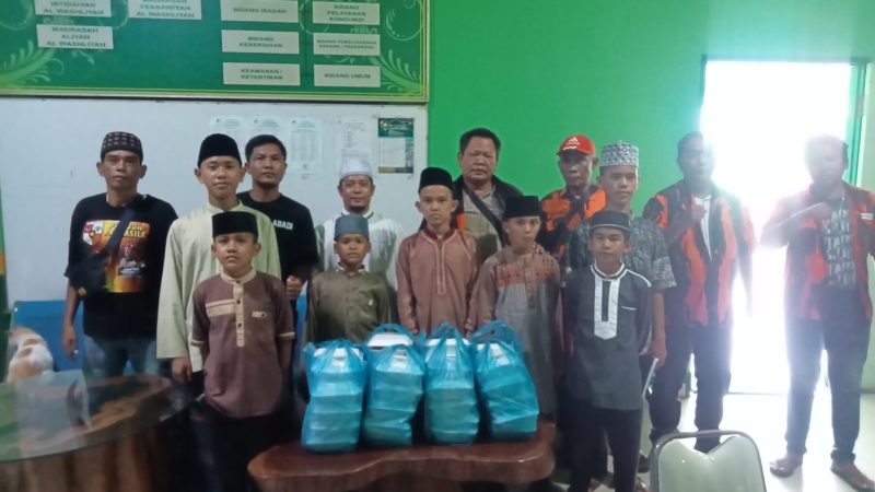 Jum’at Barokah PAC PP Medan Area Berbagi Ratusan Nasi Kotak Ke Panti Asuhan