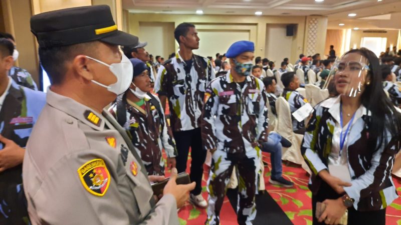 Polrestabes Medan Kawal Pelantikan DPD IPK Medan di Hotel Tiara