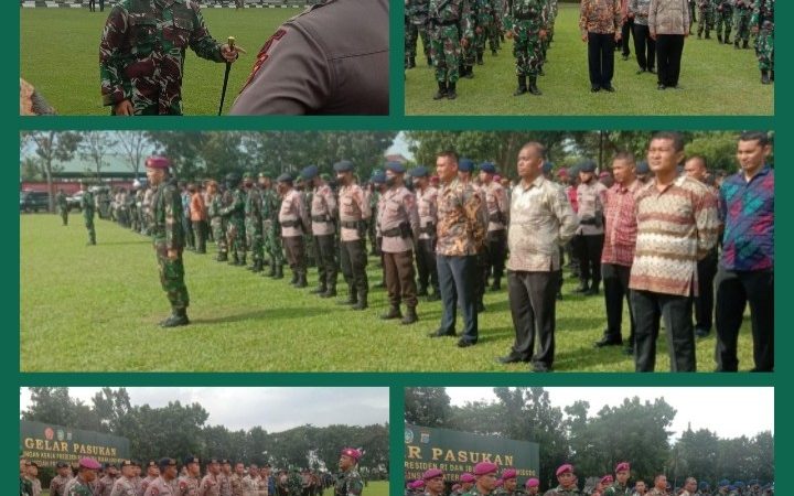 Yonmarhanlan I Ikuti Apel Gelar Pengamanan VVIP Dalam Rangka Kunker Presiden R.I