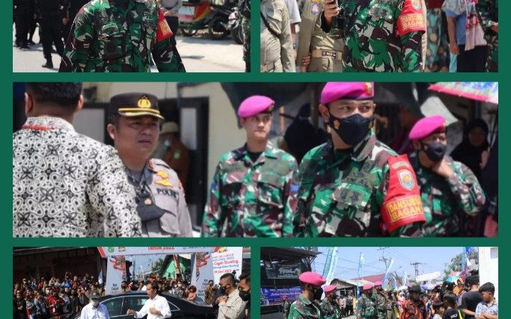 Danyonmarhanlan I Pimpin PAM VVIP Kunker Presiden Jokowi di Belawan