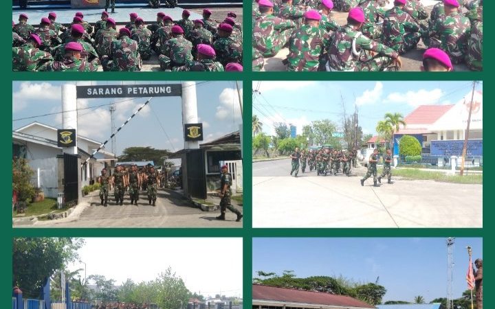 Cegah Pelanggaran Prajurit,Danyonmarhanlan I Laksanakan Jam Komandan