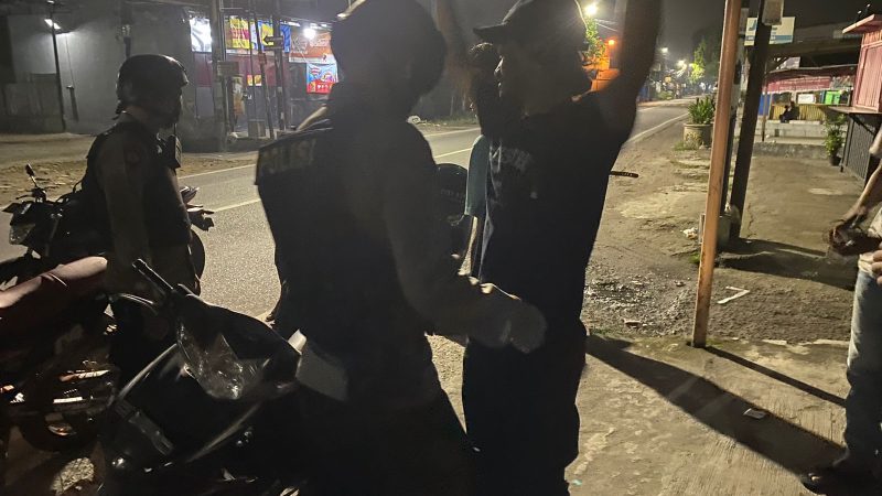 Saat Patroli Dini Hari Sat Samapta Polrestabes Medan Bekuk 3 Pelaku Pembawa Narkoba