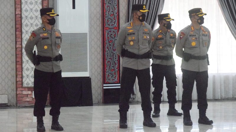Kapolrestabes Medan Hadiri Sertijab Sejumlah Kapolres di Polda Sumut