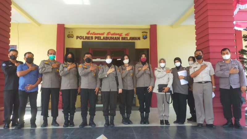 Kasi Humas Polrestabes Medan Hadiri Pelaksanaan Supervisi Kehumasan di Polres Pelabuhan Belawan