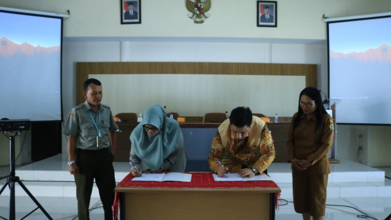 Bupati Samosir Melakukan Kerjasama dengan BPTP Sumut