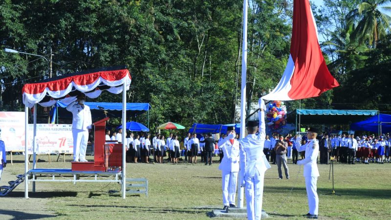 Peringatan HUT Ke-77 Kemerdekaan Republik Indonesia Tingkat Kabupaten Samosir.