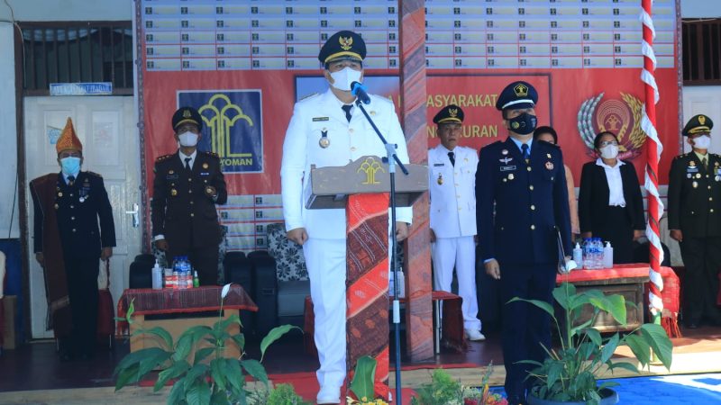 Sebanyak 68 Orang Warga Binaan Lapas III Pangururan Samosir Terima Remisi Umum.