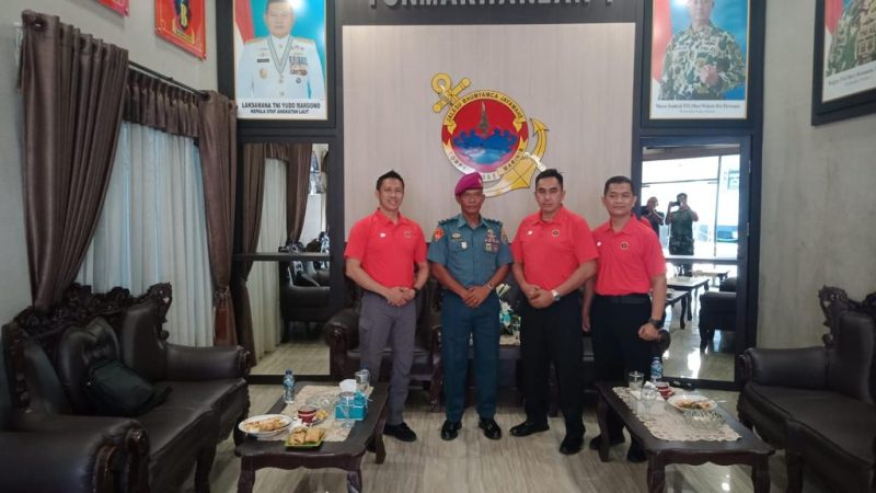 Pasiops Yonmarhanlan I Sambut Kunker BNPB Pusat