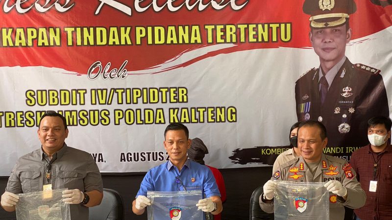 Polda Kalteng Berhasil Ungkap Peredaran Sianida 1,35 Ton, 1 Pelaku Ditangkap