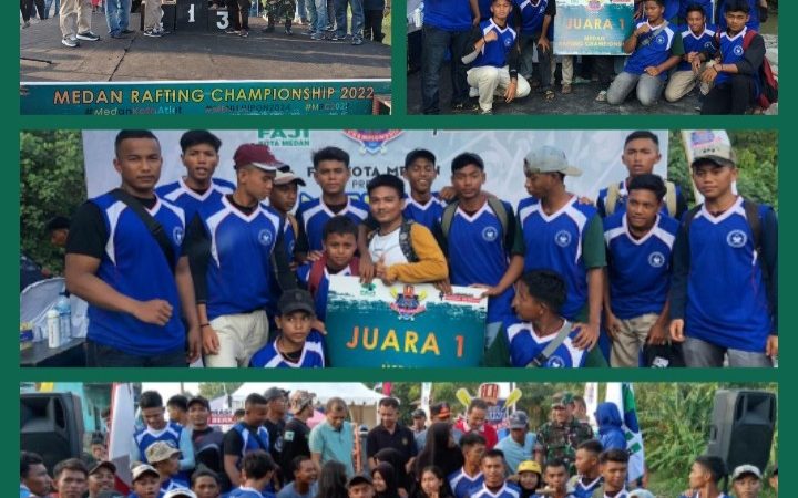 Team Dayung Belawan Maju Binaan Yonmarhanlan I Juarai Kejuaraan Arung Jeram Piala