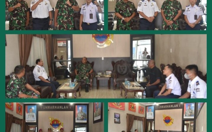 Menjalin Sinergitas Yonmarhanlan I Sambut Kunker Plt Kesyabandaran Belawan