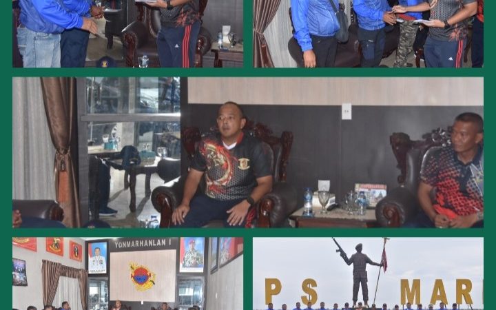 Rasa Bangga Danyonmarhanlan I Lepas Atlet Petarung Yonmarhanlan I yang Tergabung dalam Kontingen Lantamal I 