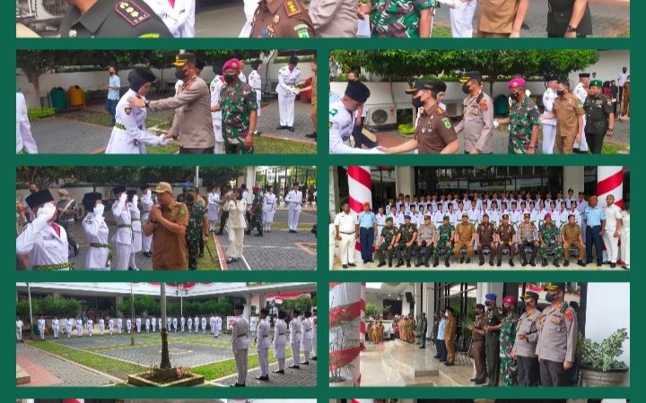 Pasiops Yonmarhanlan I Hadiri Pengukuhan Paskibra Kota Medan
