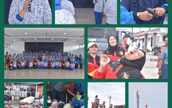 Meriahkan HUT Jalasenastri ke 76,Ranting B Cab 1 Korcab Pasmar 1 Gelar Berbagai Lomba