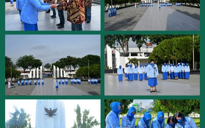 Ketua Ranting B Cab 1 Korcab Pasmar 1 Bersama Pengurus Hadiri Upacara Ziarah Tabur Bunga