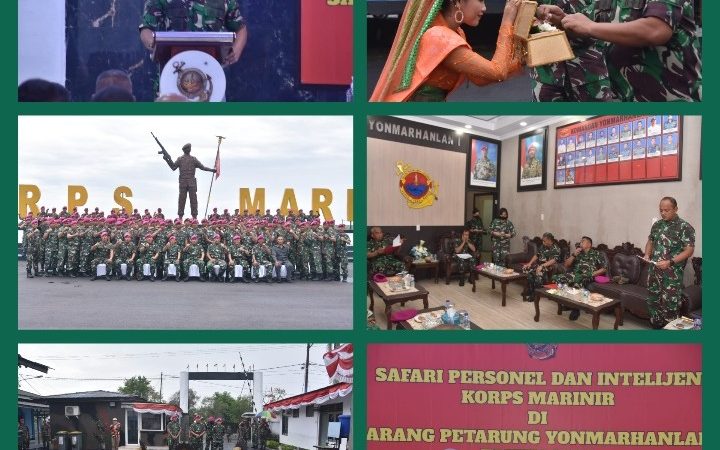 Yonmarhanlan I Sambut Kunker Safari Pers Korps Marinir