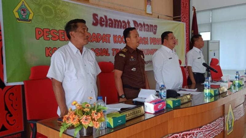 Kesbangpol Samosir Gelar Rakor Tim Terpadu Penanganan Konflik Sosial