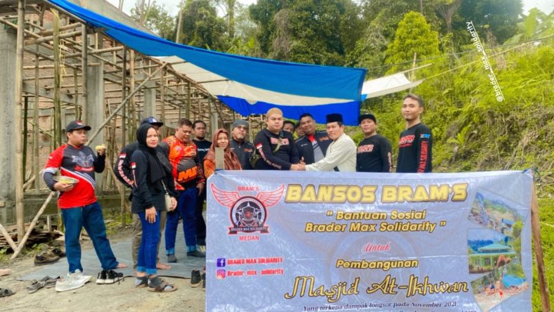 BRAM’S Medan Bantu Pembangunan Masjid Al Ikhwan Kab Deliserdang