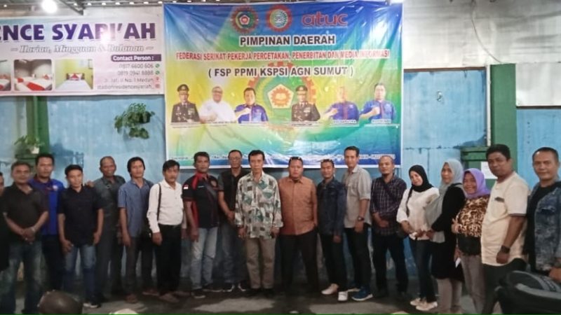 FSP PPMI K.SPSI AGN Sumut Gelar Silaturahmi Bersama Wartawan