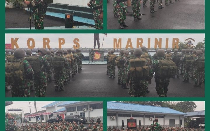 Perkuat Solidaritas Antar Personil Danyomarhanlan I Gelar Jam Komandan