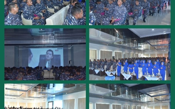 Prajurit Yonmarhanlan I Gelar Nonton Bareng Sinetron Bintang Samudera