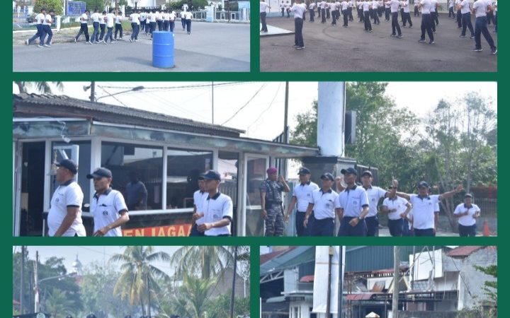 Jumat Sehat Prajurit Yonmarhanlan I Laksanakan Lari Bergembira