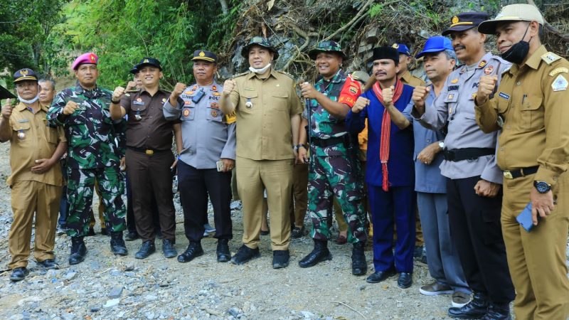 Bupati Samosir Resmi Buka TMMD Ke-115 Kodim 0210/TU di Desa Hasinggaan