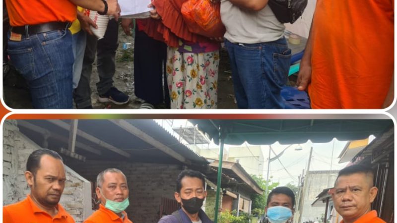 Kepedulian Ketua Pewarta Melayat dan Berikan Santunan