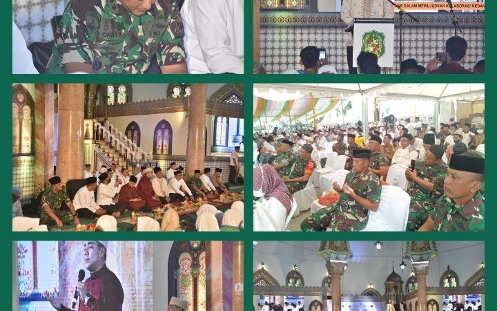 Danyonmarhanlan I Beserta Prajurit Yonmarhanlan I Ikuti Peringatan Maulid Nabi Muhammad SAW 144H