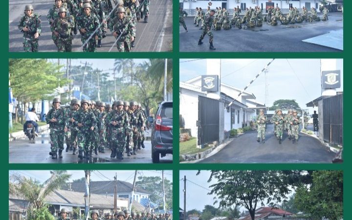 Tingkankan Kemampuan dan Daya Tahan Fisik Prajurit Yonmarhanlan I Laksanakan HANMARS