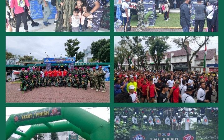 Danyonmarhanlan I Beserta Prajurit Yonmarhanlan I Ikuti Acara Pembukaan TNI EXPO Tahun 2022