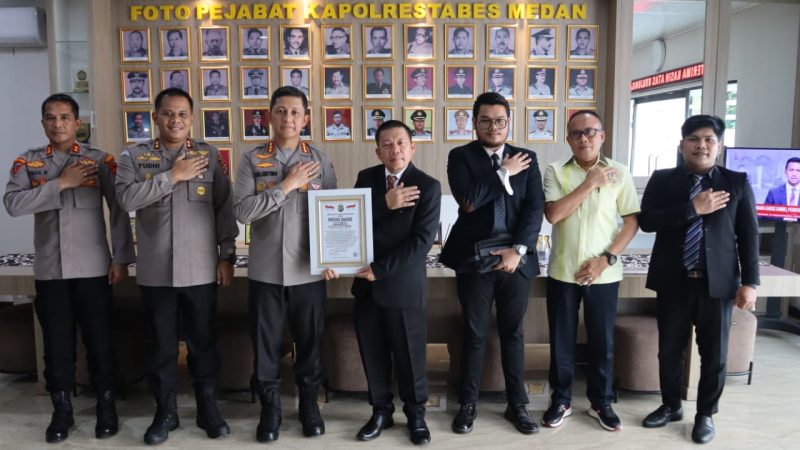 Polrestabes Medan Raih Presisi Award dari Lemkapi