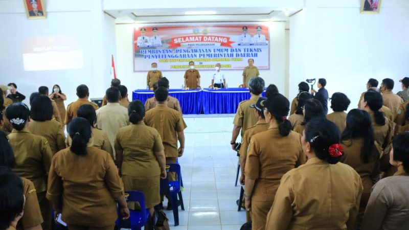 Kabupaten Samosir Terima Pembinaan, Pengawasan Umum dan Teknis Penyelenggaraan Pemerintahan Daerah dari Inspektorat Provsu