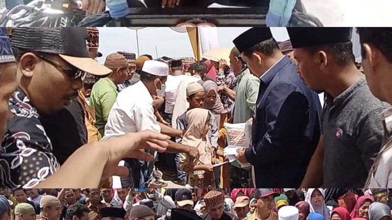 Peringati Hari Anak Nasional, Ikhwan Lubis SH MH Berbagi kepada Anak Yatim dan Parbetor