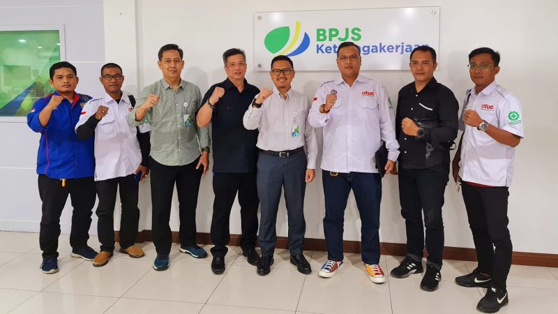 DPD KSPSI AGN Sumut Silaturahmi ke BPJS Ketenagakerjaan Sumut