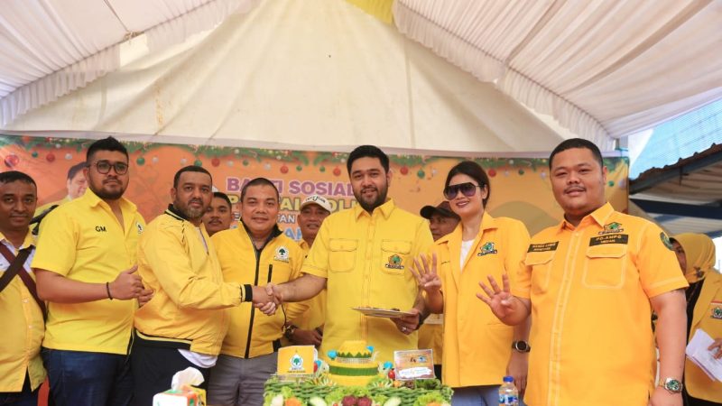 Baksos Dan Syukuran Atas Terpilihnya Rahmaddian Shah Sebagai Ketua DPD Golkar Kota Medan