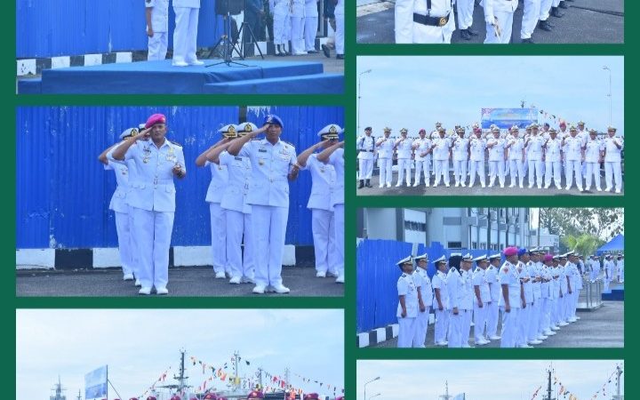 Yonmarhanlan I Ikuti Upacara Peringati Hari Armada RI Ke 77 