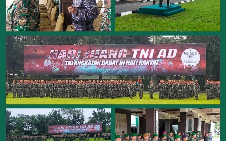 Prajurit Yonmarhanlan I Ikuti Upacara Hari Juang TNI AD 