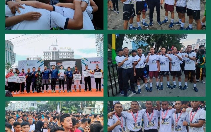 Prajurit Yonmarhanlan I Meriahkan Medan Run Heritage 10 K