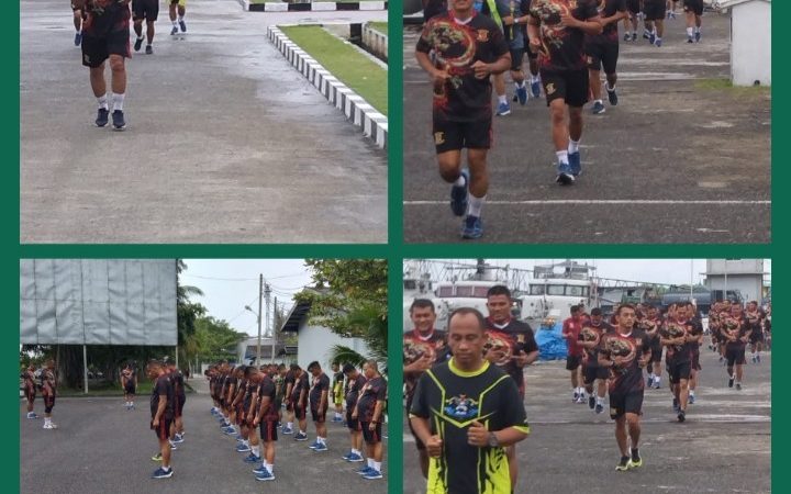 Mengasah 10 Kemampuan Dasar Prajurit Yonmarhanlan I Lari 3200 M